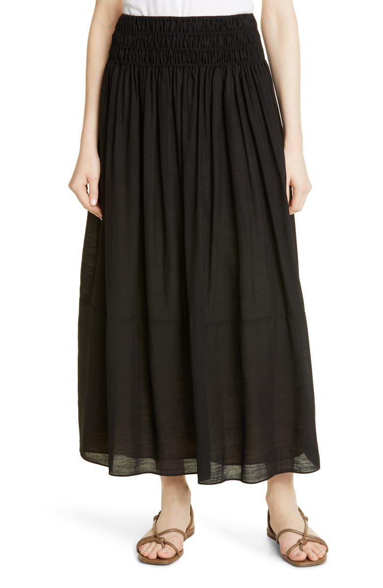 Vince Smock Waist Skirt, Main, color, 