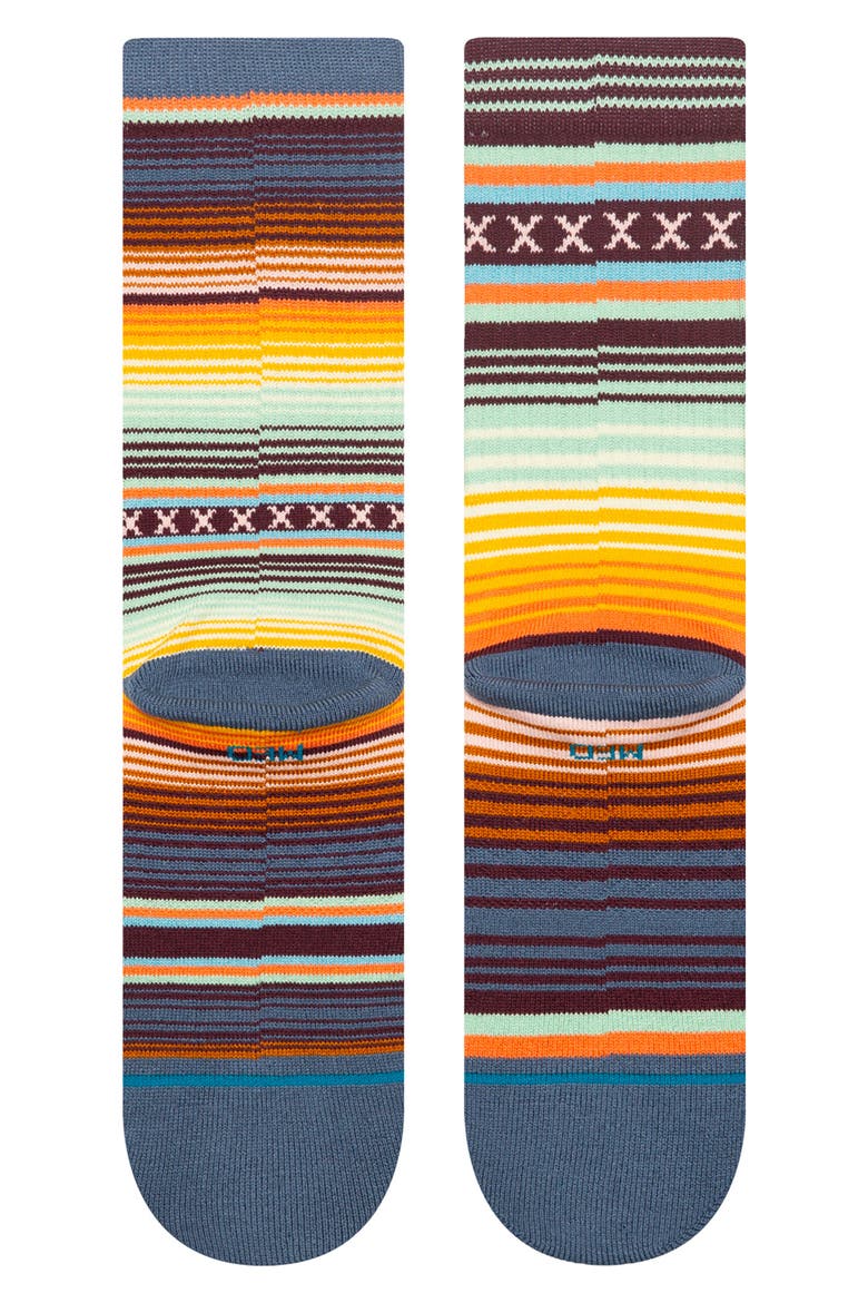 Curren Crew Socks, Alternate, color, SEABLUE