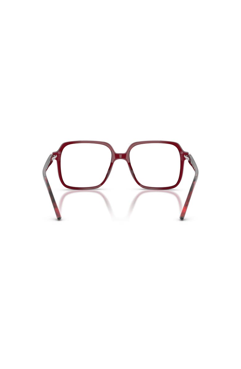 Sferoflex 55mm Square optical glasses, Alternate, color, Red