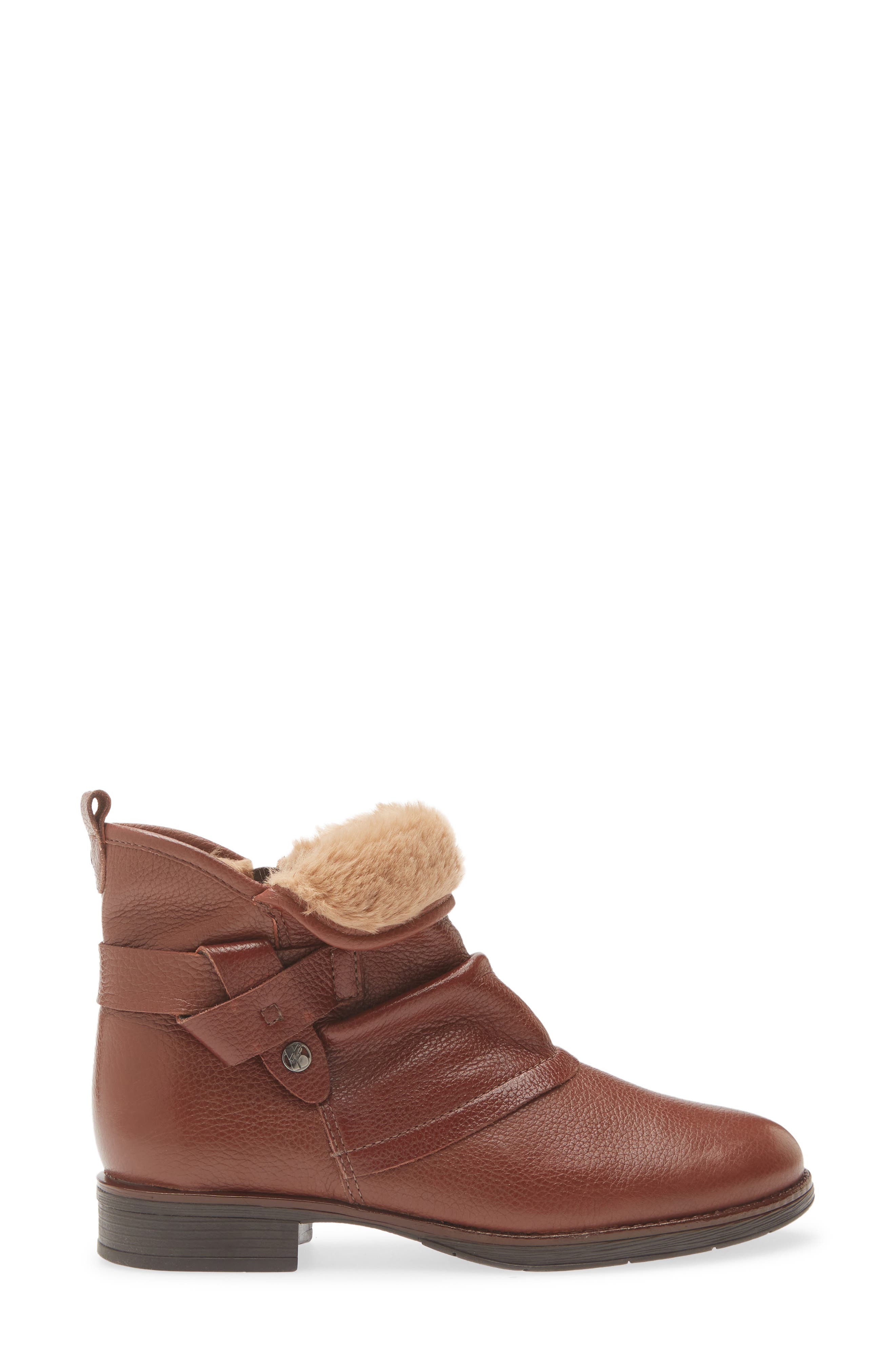 Fuzzy Lining Bootie, Alternate, color, CONHAQUE 26