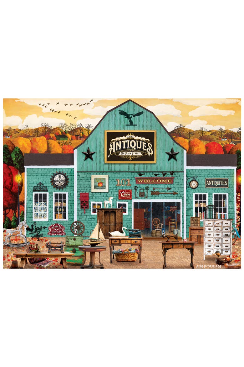 Antiques on Main Street 500 Piece Puzzle, Alternate, color, Multicolor