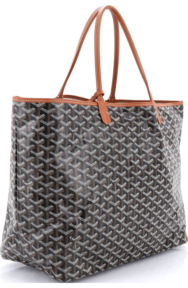 Pre-Owned Goyard Saint Louis Tote Coated Canvas GM, Alternate, color, Brown