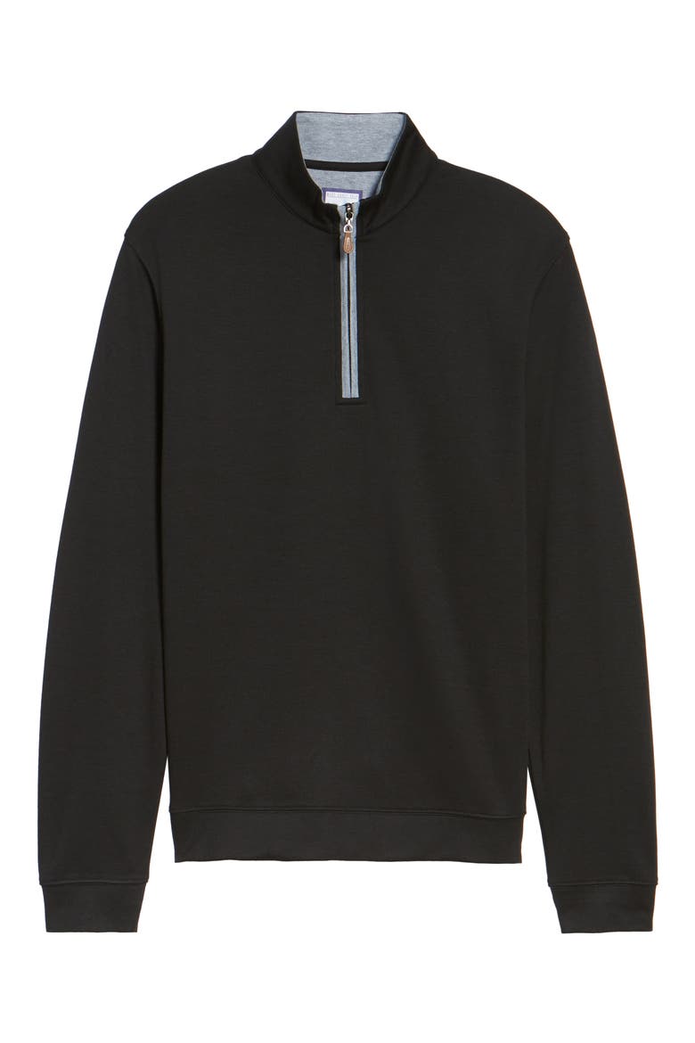 Sully Quarter Zip Pullover, Alternate, color, BLACK