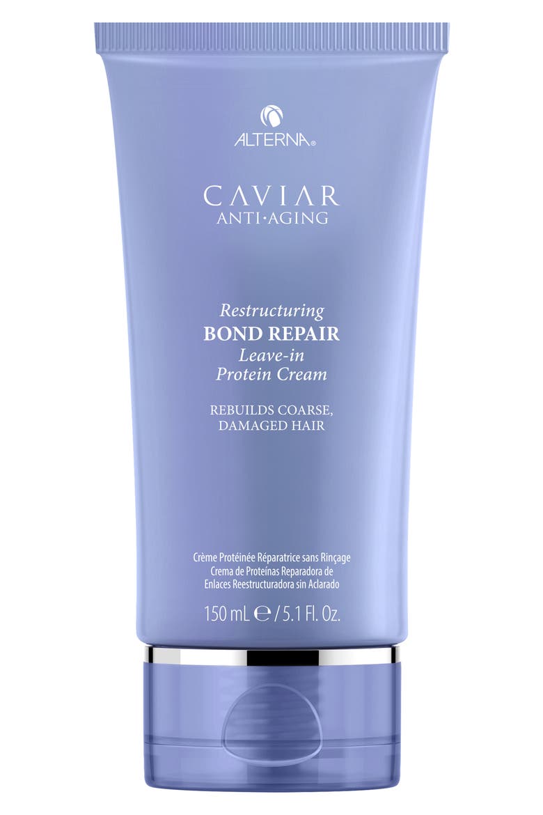 Caviar Anti-Aging Resturcuring Bond Repair Leave-in Protein Cream, Main, color, NO COLOR