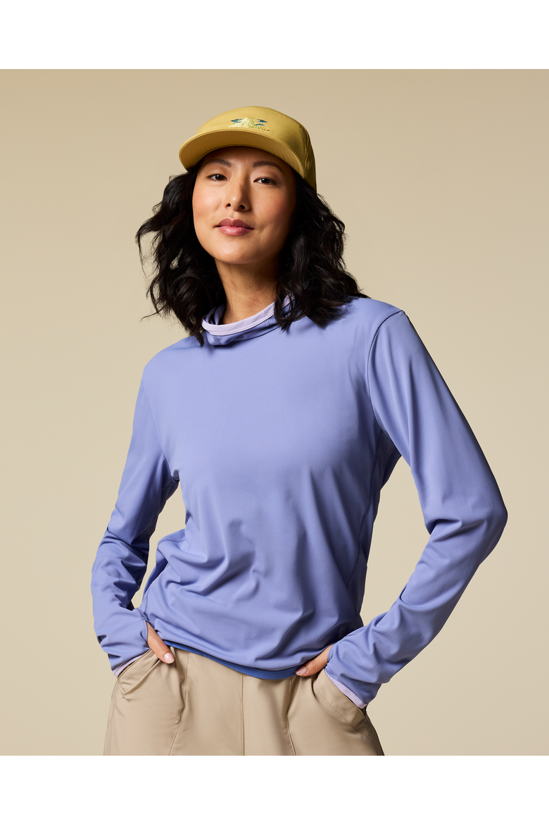 Sombra Sun Hoodie - Women's, Main, color, Aster