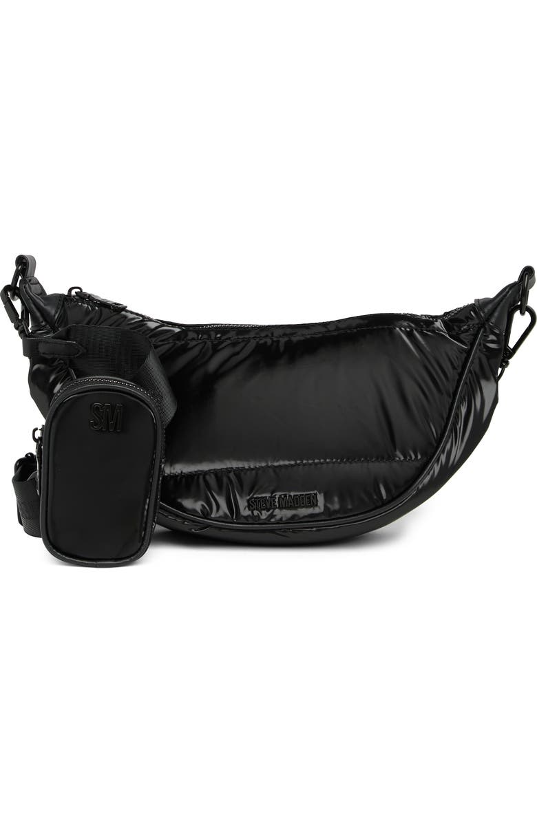 Steve Madden Crest Nylon Sling Crossbody Bag, Main, color,