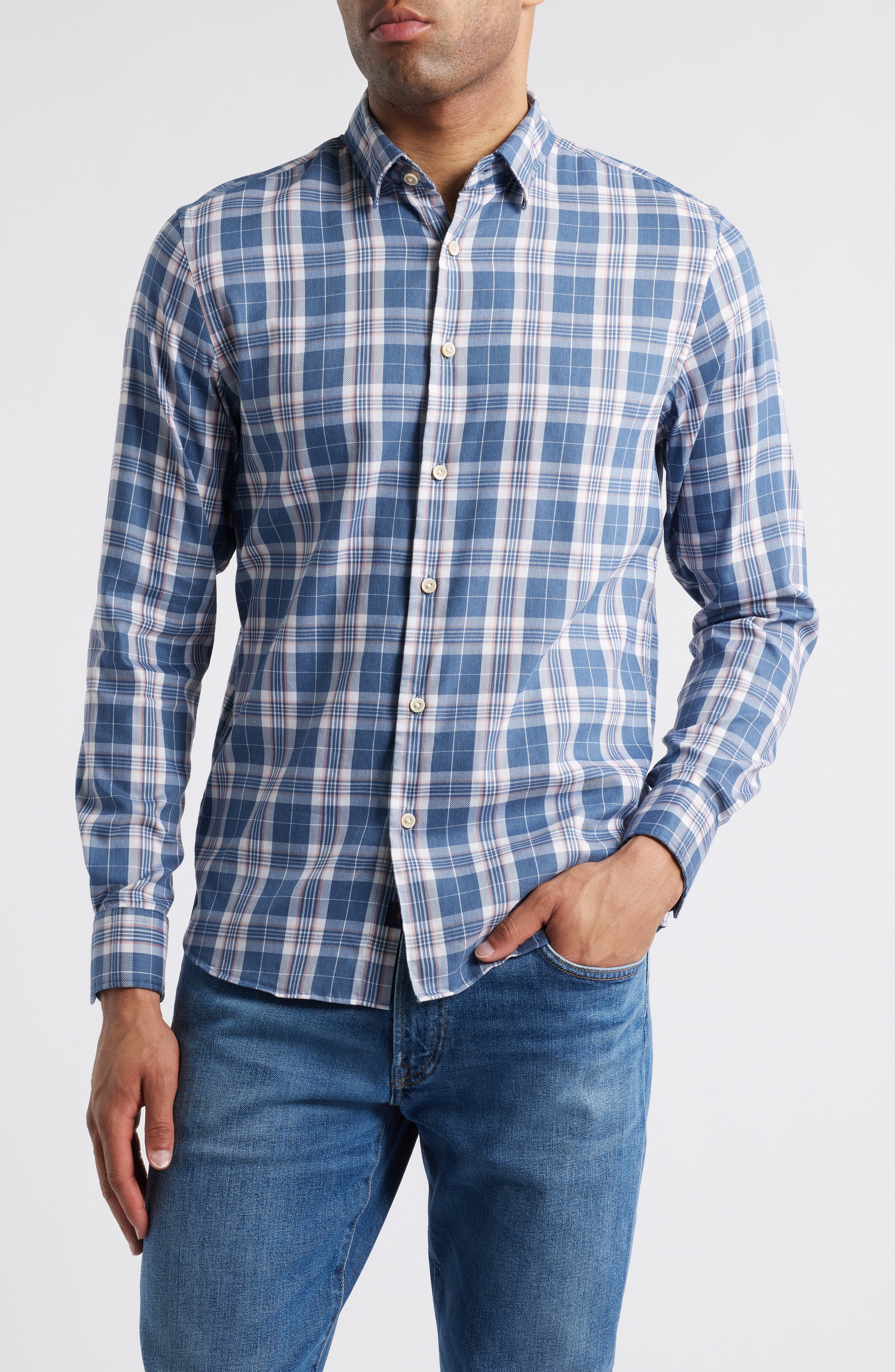 Faherty Movement Monterrey Plaid Button-Up Shirt