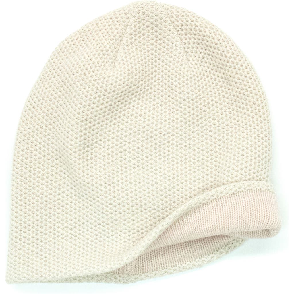 Portolano Reversible Cashmere Beanie In Neutral