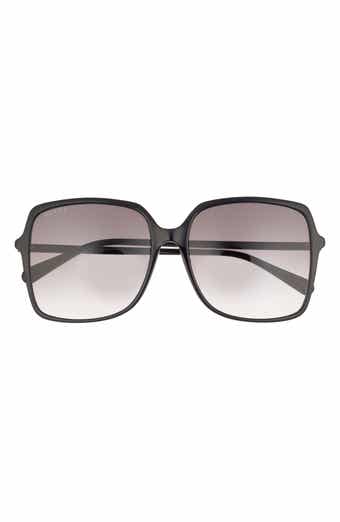 Gucci 58mm Oversize Square Sunglasses