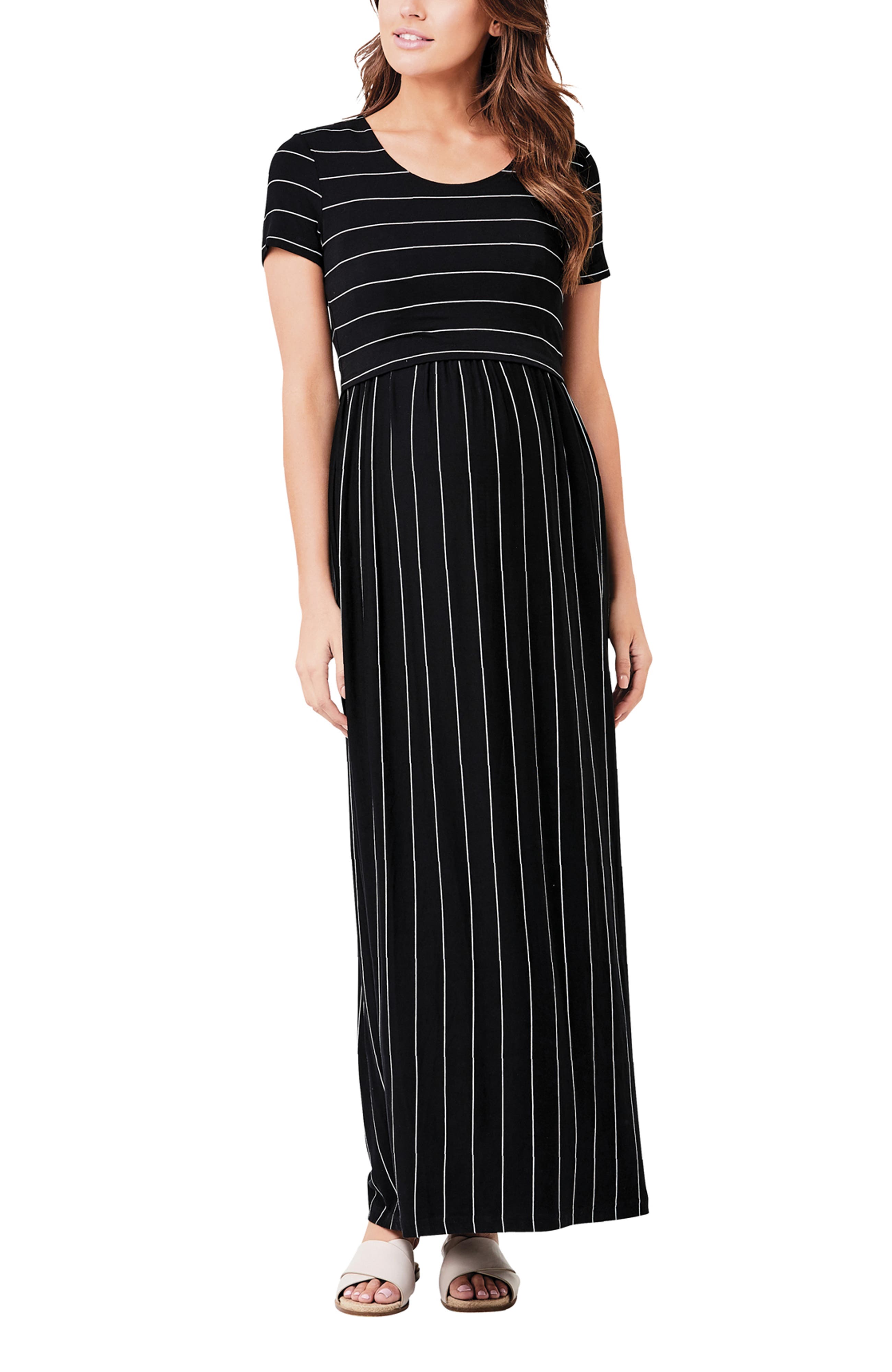 Maxi Crop Top Nursing Dress