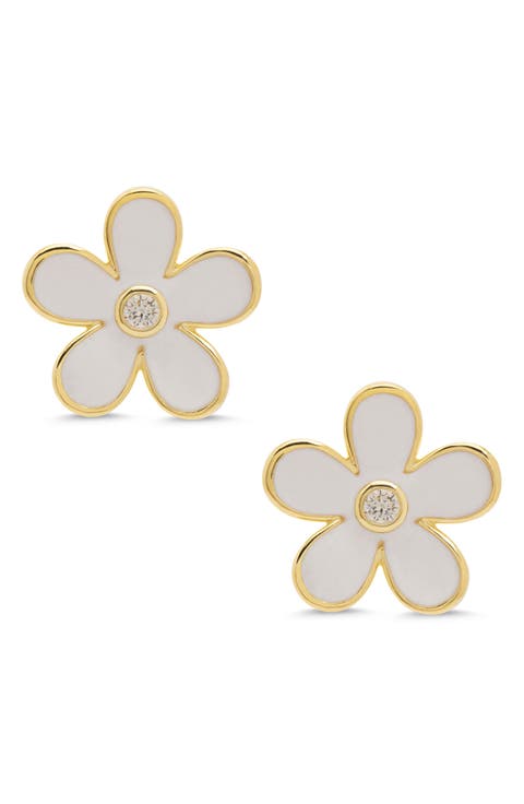 Kids' Floral Stud Earrings