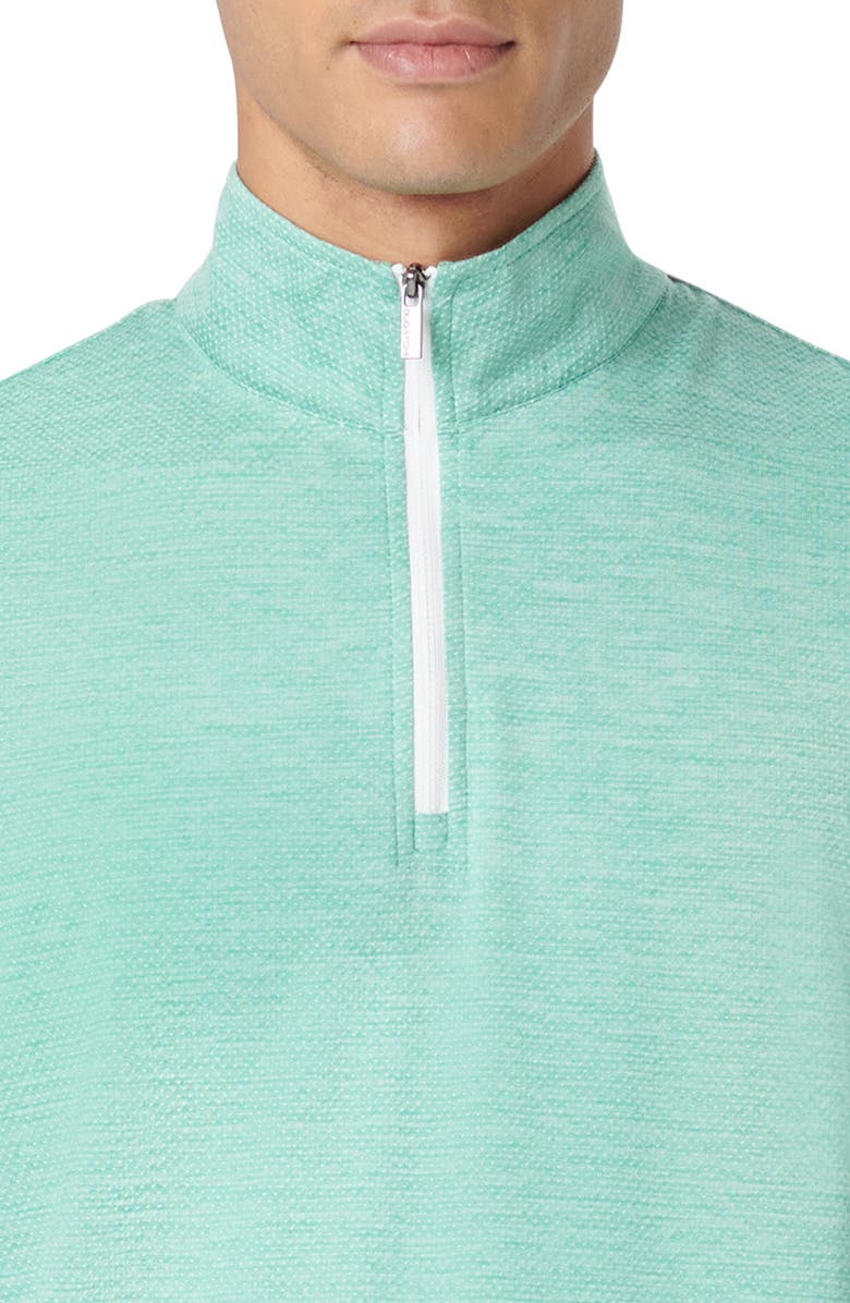 Bugatchi Quarter Zip Performance Pullover, Alternate, color, Menthol