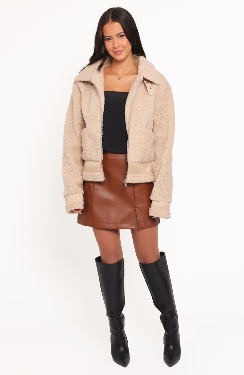 Petal & Pup Winslow Fleece Jacket, Alternate, color, Taupe