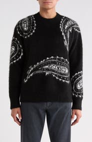 AllSaints Woodblock Crewneck Sweater