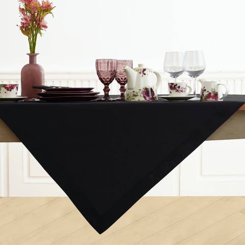 Linen Table Throw - Fete, 52" x 52", 52" x 52"