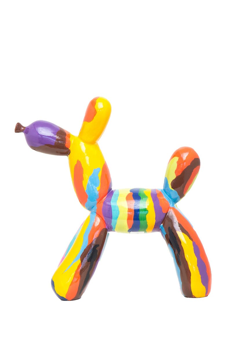 INTERIOR ILLUSIONS Graffiti Balloon Dog, Alternate, color, Graffiti/Multi-Color