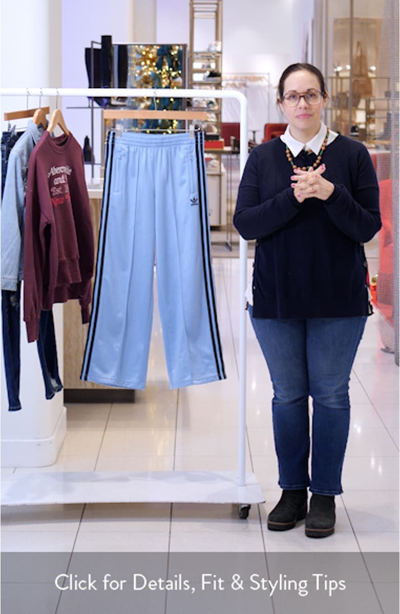 Kids' Wide Leg Tricot Track Pants, sales video thumbnail