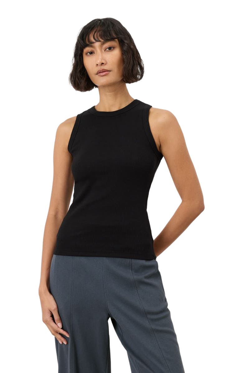 Pact Perfect Rib Layering Tank Made With Organic Cotton, Main, color, Black