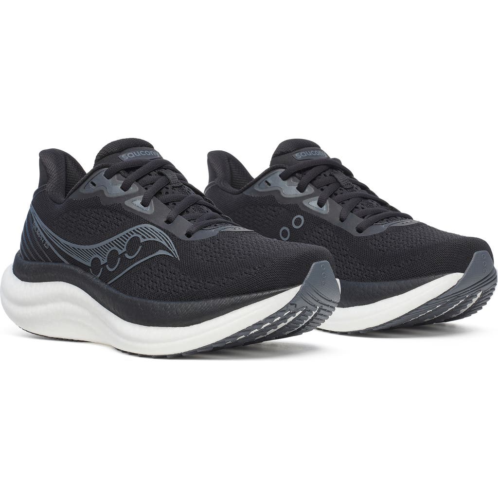 Saucony Triumph 23 Running Shoe In Black