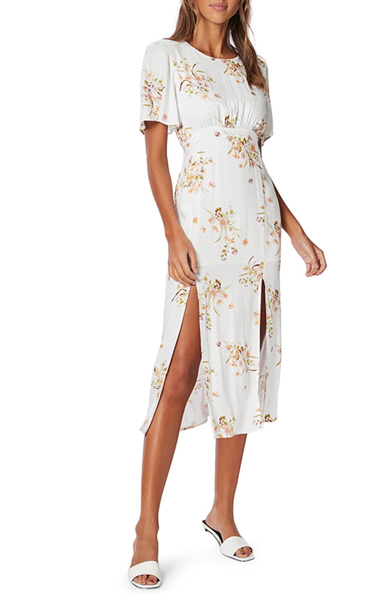 MINKPINK Floral Beauty Midi Dress, Main, color, 