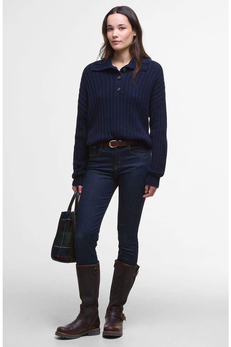Norham Polo Sweater, Alternate, color, NAVY