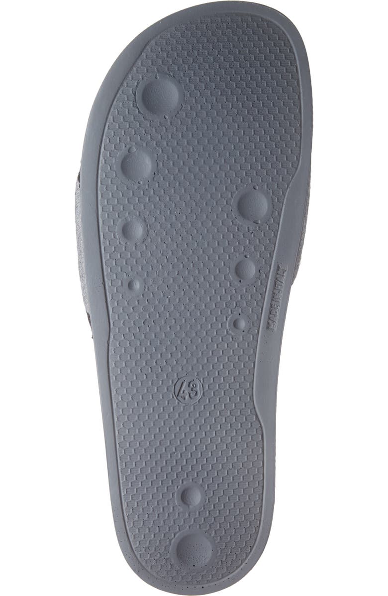 Thom Browne Trompe l'Oeil Wool Slide Sandal, Alternate, color,