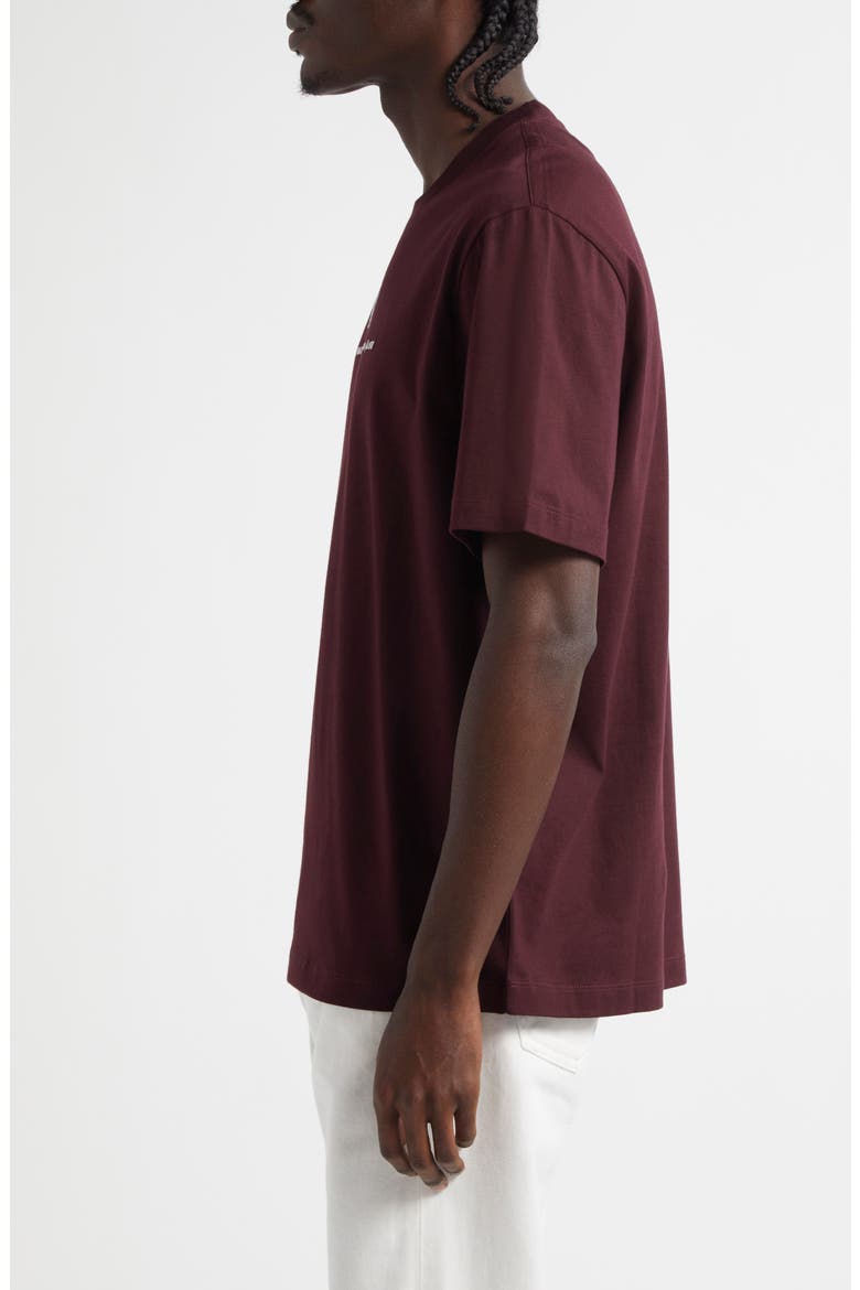 Medusa Embroidered Cotton T-Shirt, Alternate, color, 1LH50-DARK AUBERGINE