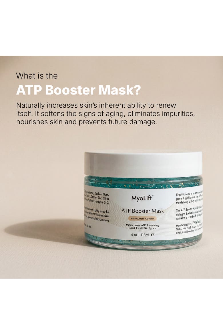 ATP Booster Gel Mask, Alternate, color, Transparent