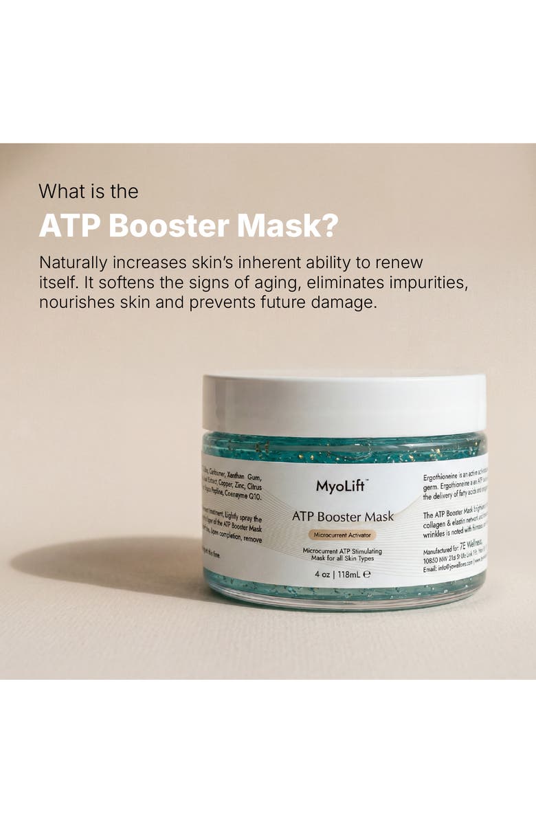 7e Wellness ATP Booster Gel Mask, Alternate, color, Transparent