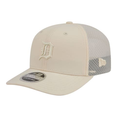 Men's New Era Light Beige Detroit Tigers Color Pack COOLERA 9SEVENTY Trucker Adjustable Hat