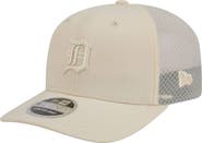 New Era Men's New Era Light Beige Detroit Tigers Color Pack COOLERA 9SEVENTY Trucker Adjustable Hat