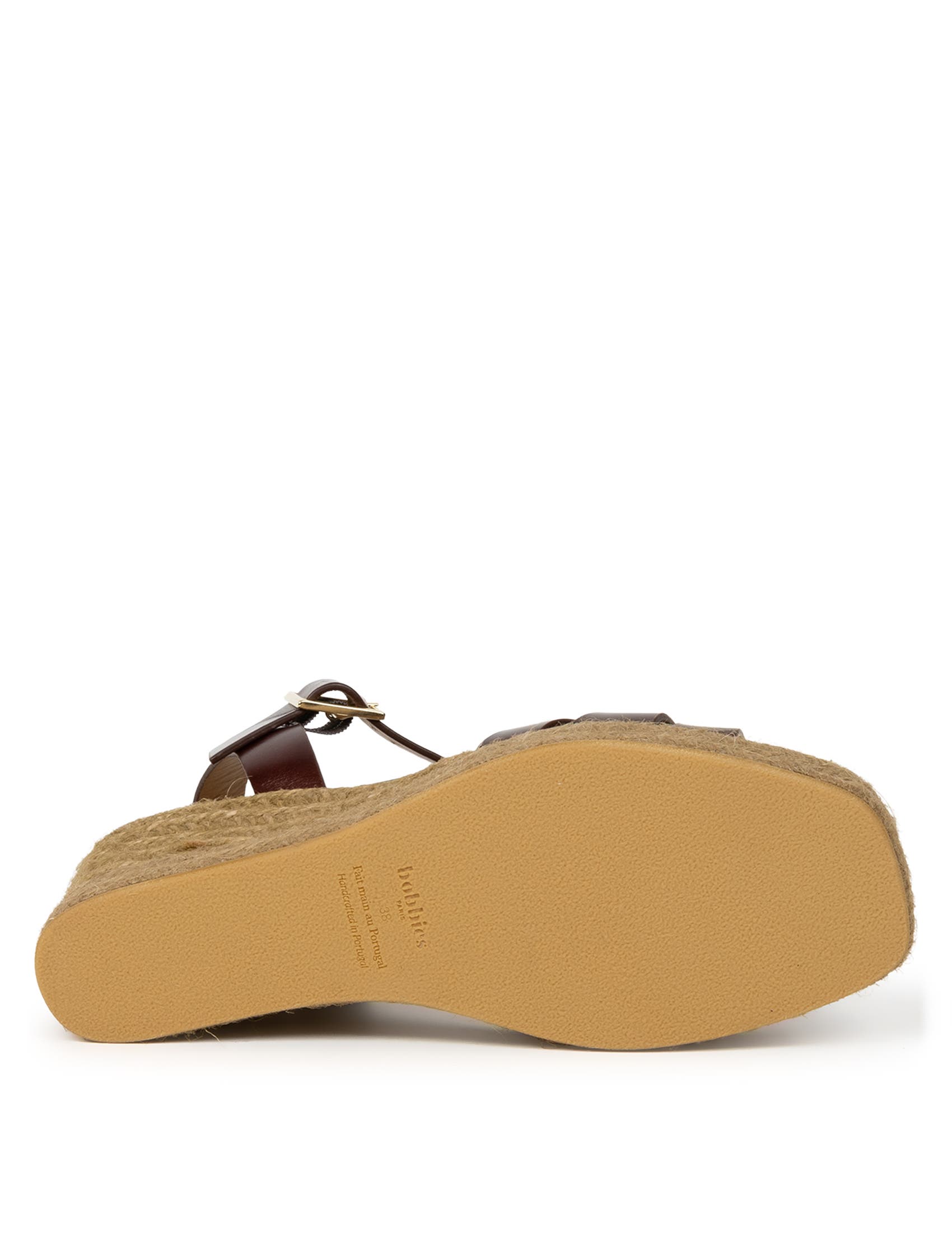 Hisa Espadrille Wedges, Alternate, color, Brownie