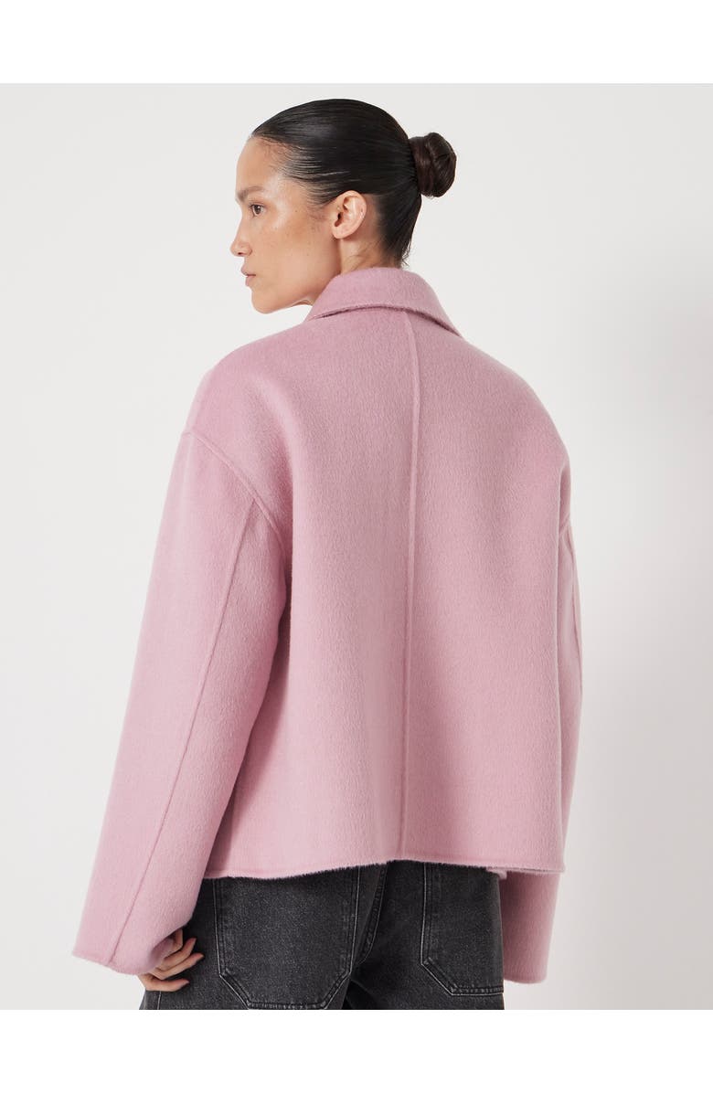Hush Pure Wool Double Faced Jacket, Alternate, color, Soft Pink