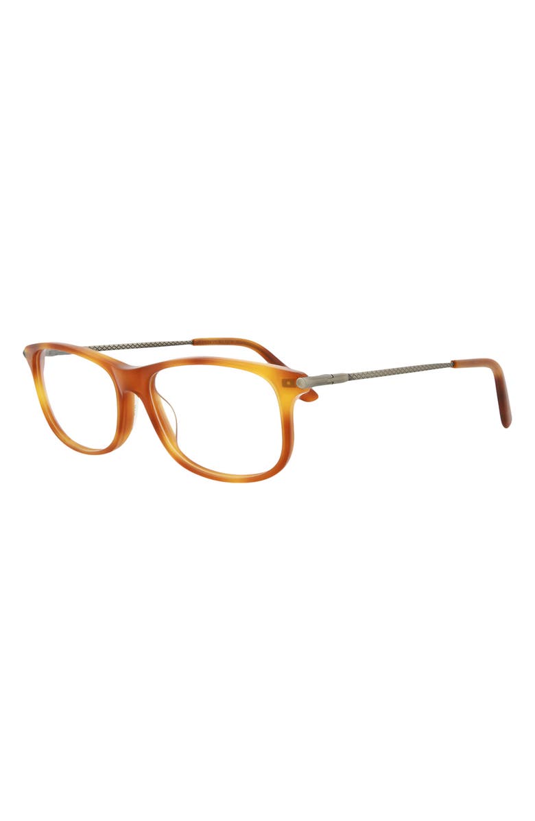Bottega Veneta 54mm Rectangle Optical Frames, Alternate, color,