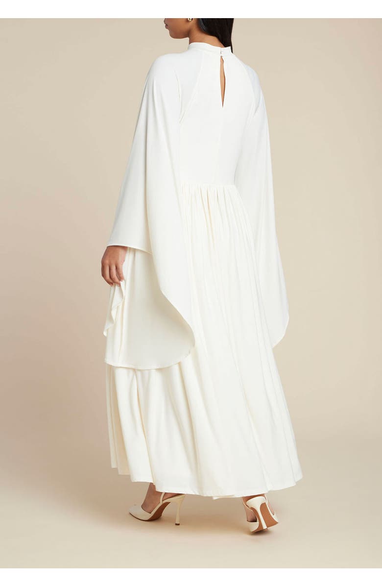 ELOQUII Flowy Jersey Maxi Dress, Alternate, color, Coconut Milk