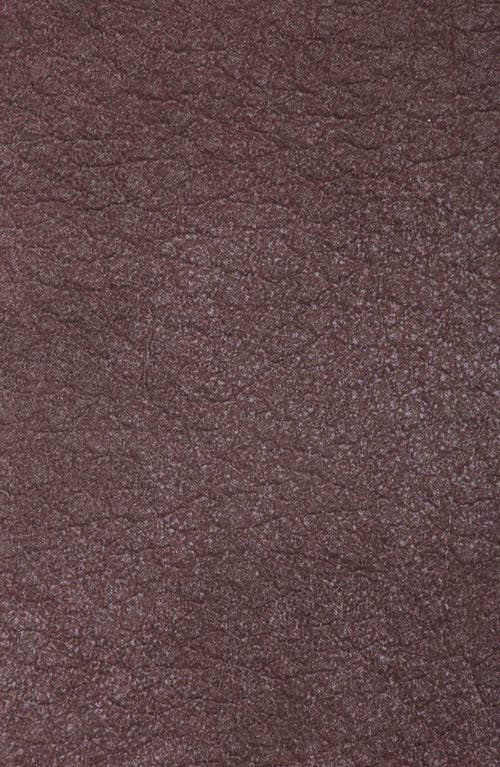 Steve Madden Puffy Buckle Leather Belt In Brown