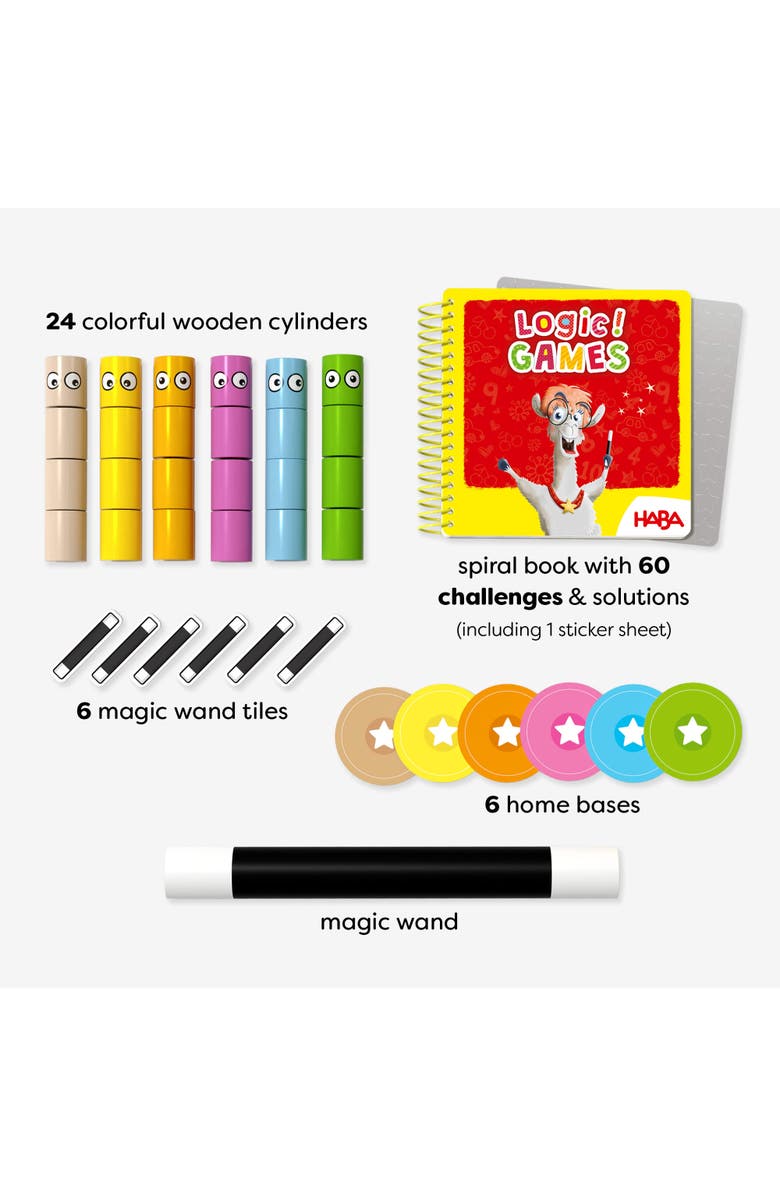 HABA Amanda's Alpacas Logic Game, Alternate, color, Multi