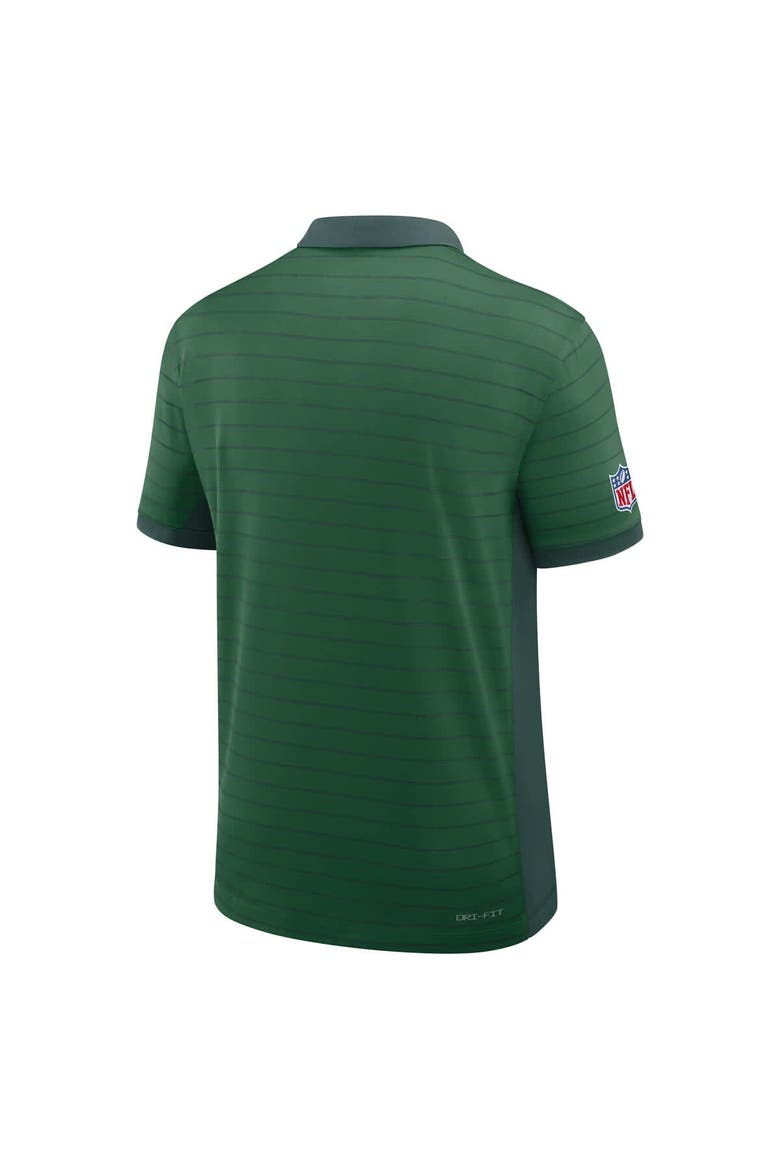 Men's Nike Green New York Jets Sideline Victory Stripe Performance Polo, Alternate, color, Green