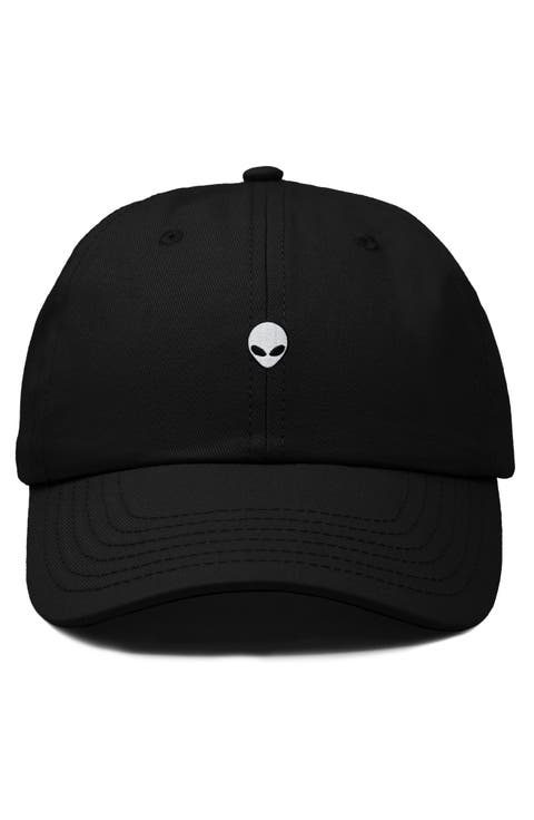 Mens Lil Alien Cotton Dad Cap