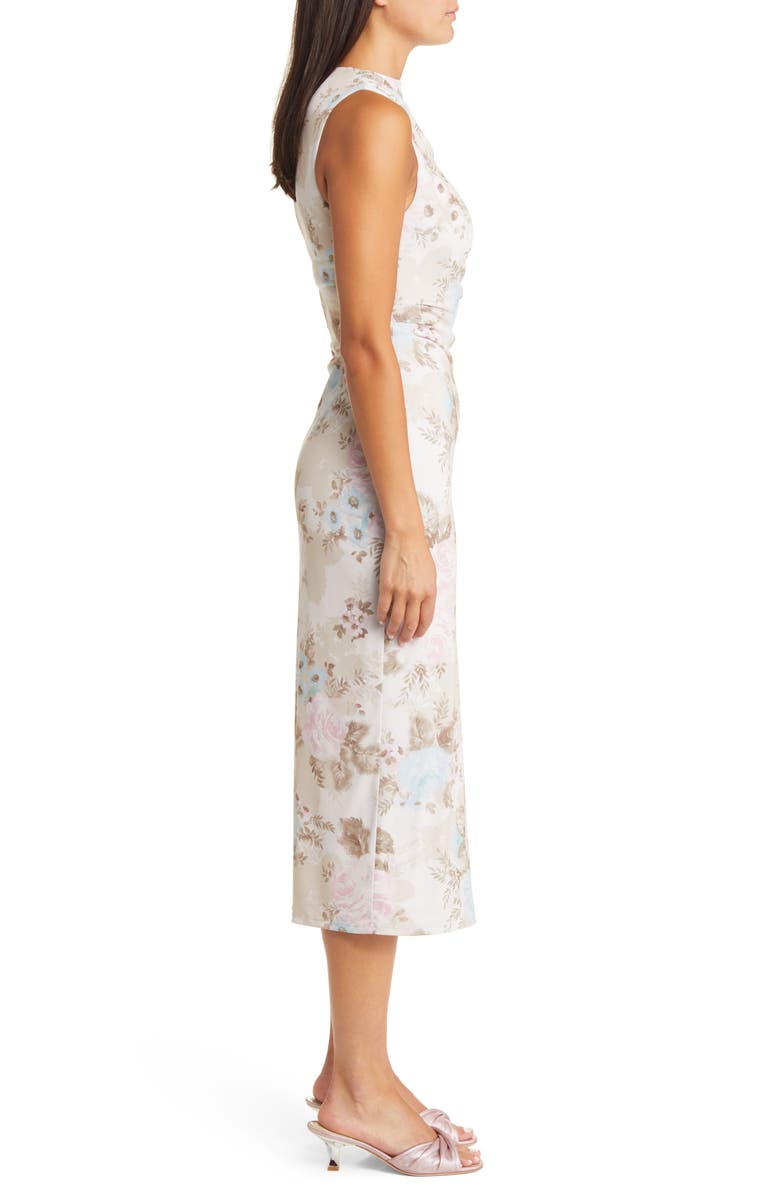 WAYF Siete Ruched Sheath Dress, Alternate, color,