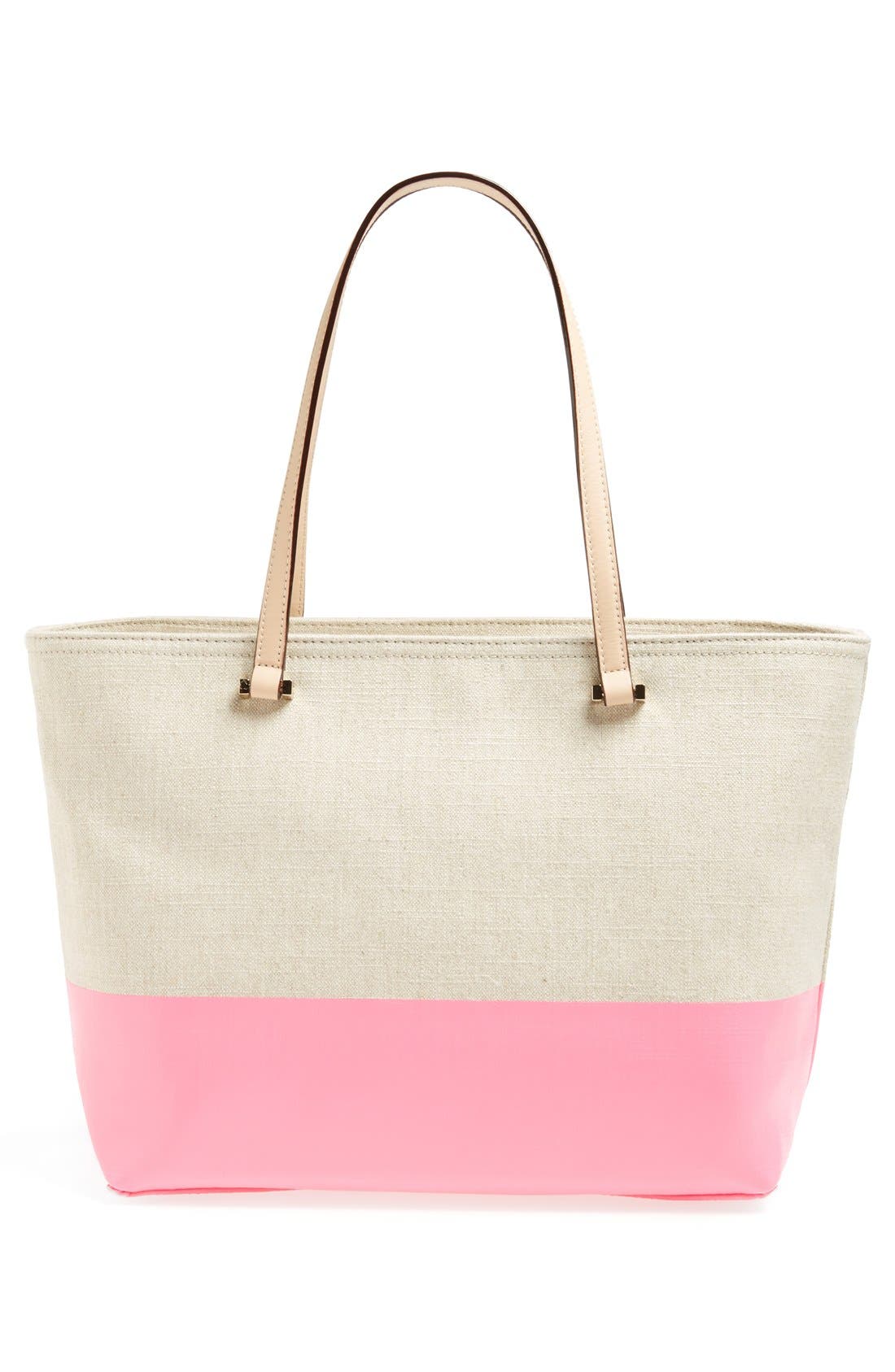 'lott street - francis' tote, Alternate, color, NATURAL/GULABI