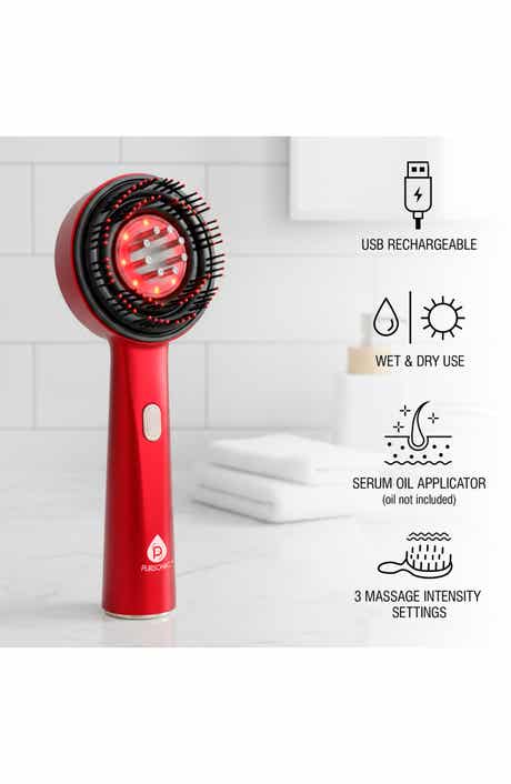 3-in-1 LED Therapy Scalp & Hair Brush