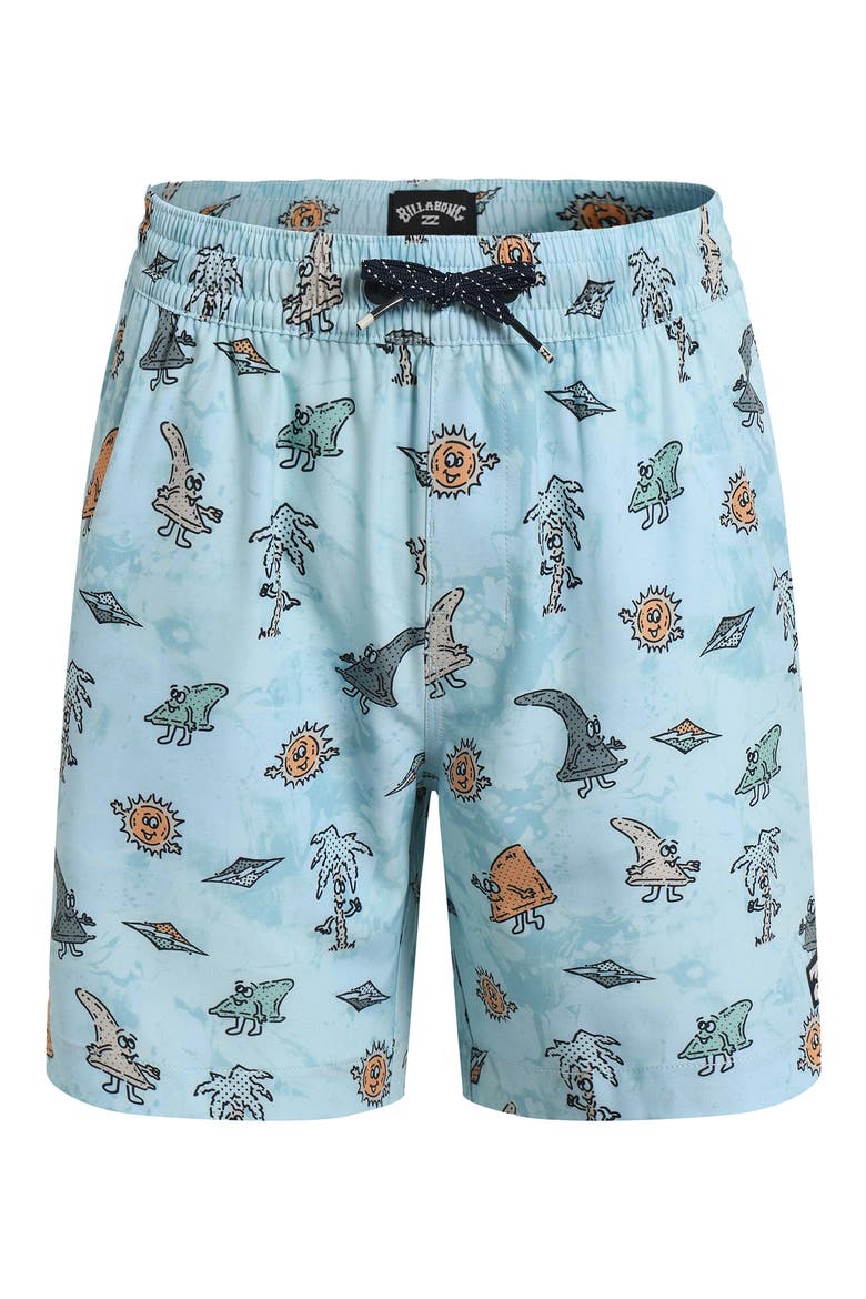 Kids' Goodtimes Layback Swim Shorts, Main, color, COASTAL BLUE