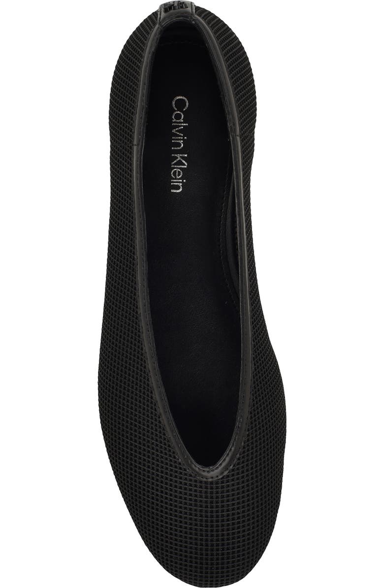Calvin Klein Zinya Flat, Alternate, color, Black Mesh