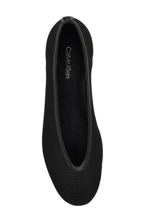 Calvin Klein Zinya Flat In Black