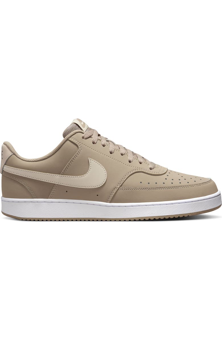 Nike Court Vision Low Sneaker, Alternate, color, Khaki/ Sanddrift/ White