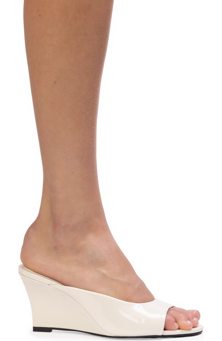 BLACK SUEDE STUDIO Arisha 70 Mule, Alternate, color, Coconut Patent Leather