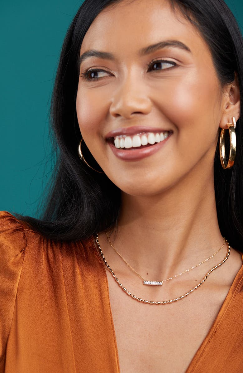 Bony Levy 14K Gold Beaded Necklace, Alternate, color, 14K Yellow Gold