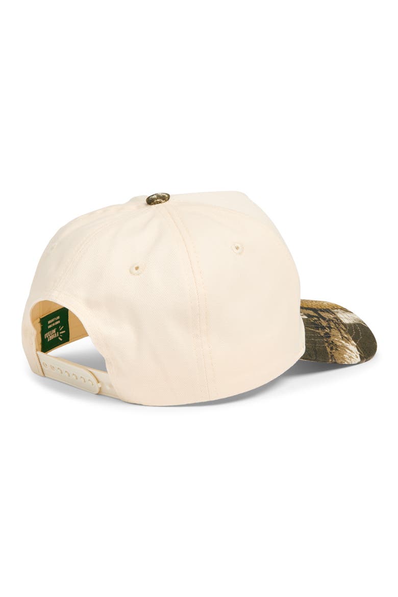 Happy Camper Camouflage Twill Baseball Cap, Alternate, color, CAMO