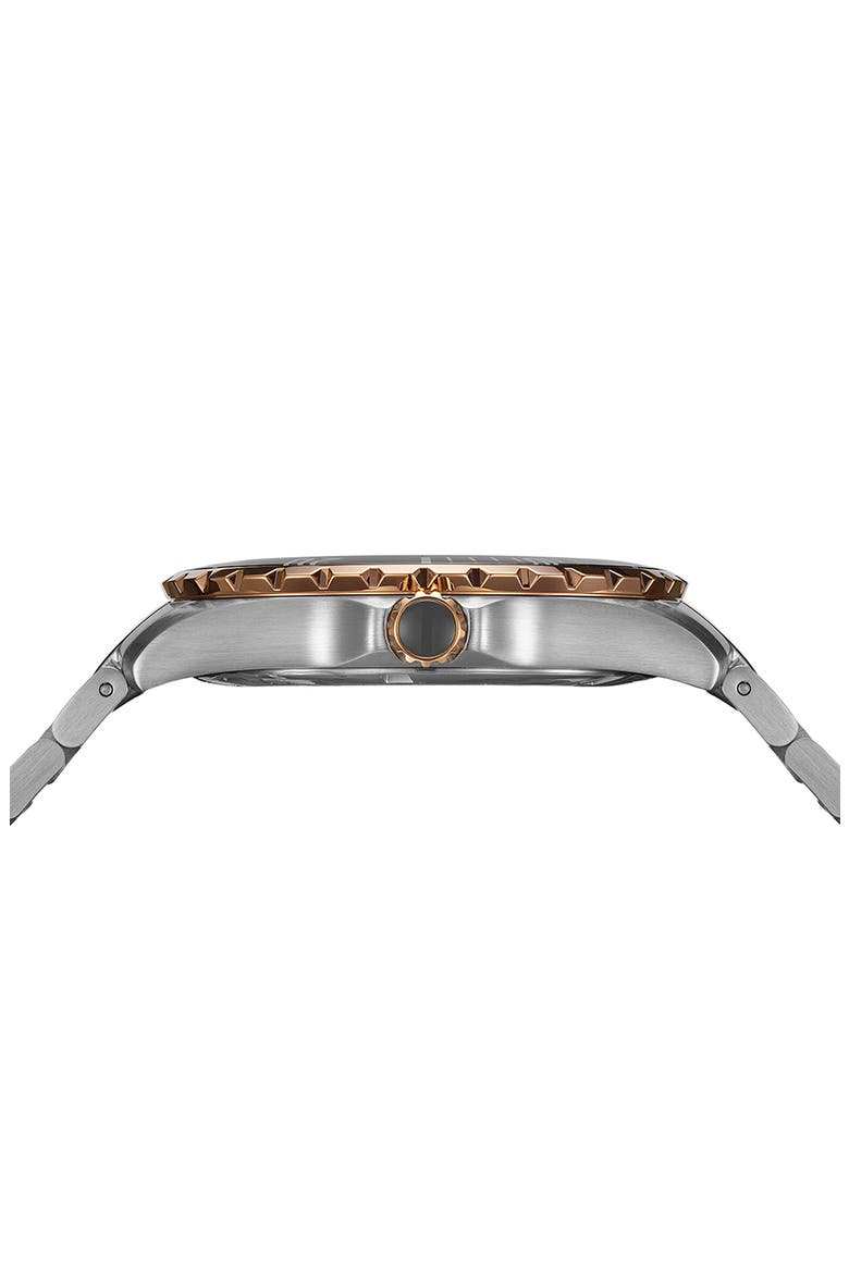 Ophrys Bracelet Watch, 42.5mm, Alternate, color, BLACK/ TWO TONE